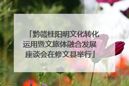 黔赣桂阳明文化转化运用暨文旅体融合发展座谈会在修文县举行