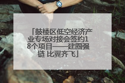 鼓楼区低空经济产业专场对接会签约18个项目——建圈强链 比翼齐飞