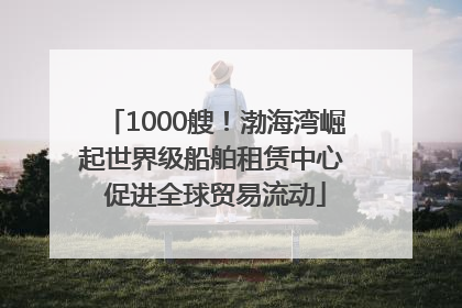 1000艘！渤海湾崛起世界级船舶租赁中心 促进全球贸易流动