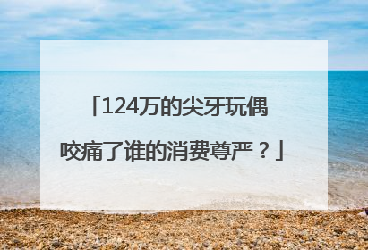 124万的尖牙玩偶 咬痛了谁的消费尊严？