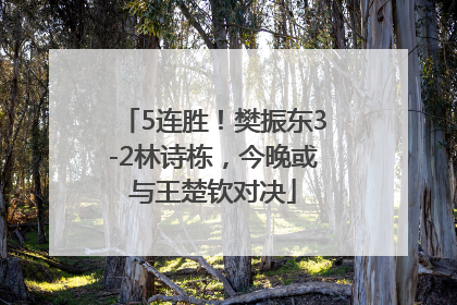 5连胜！樊振东3-2林诗栋，今晚或与王楚钦对决