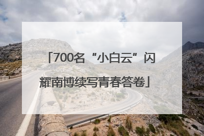 700名“小白云”闪耀南博续写青春答卷